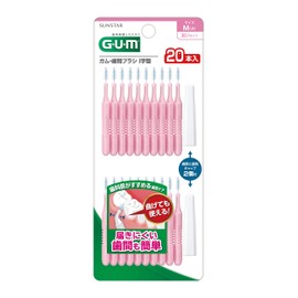 GUM Interdental Brush I-Shaped M 20P