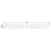 Glittered Prom Night Streamer Party Accessory (1 count) (1/Pkg) |