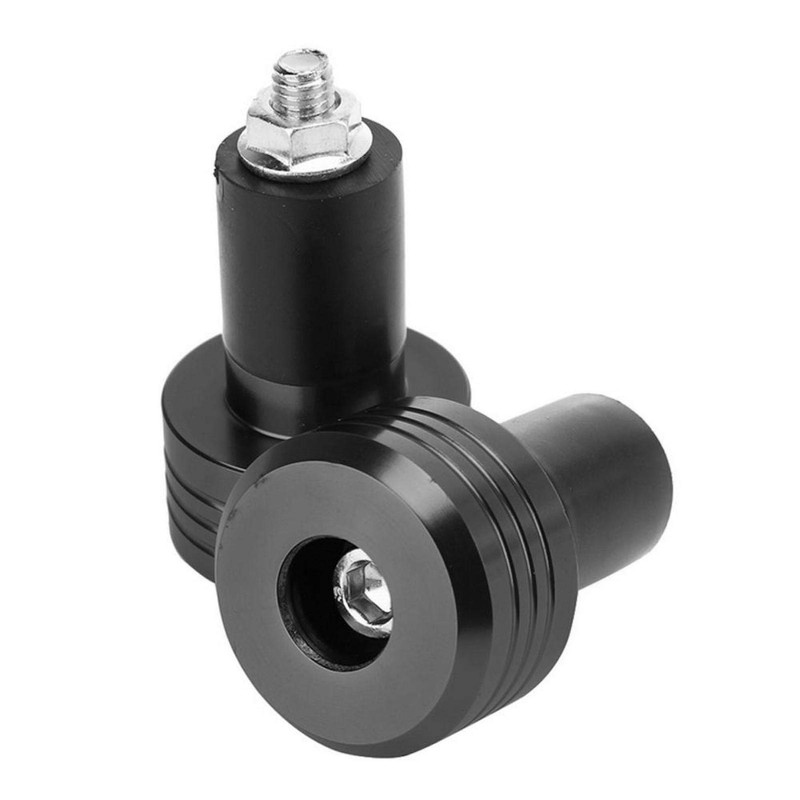 BuyWeek Motorcycle Handlebar Ends, Aluminium Motorcycle Handlebar Grips End Plugs