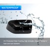 TKPUFR Glossy Black Direct Replacement Side Mirror Covers Cap Compatible