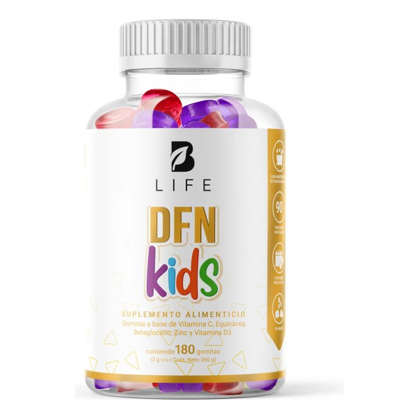 Sistema Inmune Niños 180 Gomitas Veganas Sin Azúcar B Life.