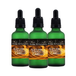 3 Frascos Aceite Acondicionador Hidratante para Cuidado del Cabello 150 Ml total, brillo natural en todo tipo de cabello sin efecto grasoso, con gotero que facilita su aplicación
