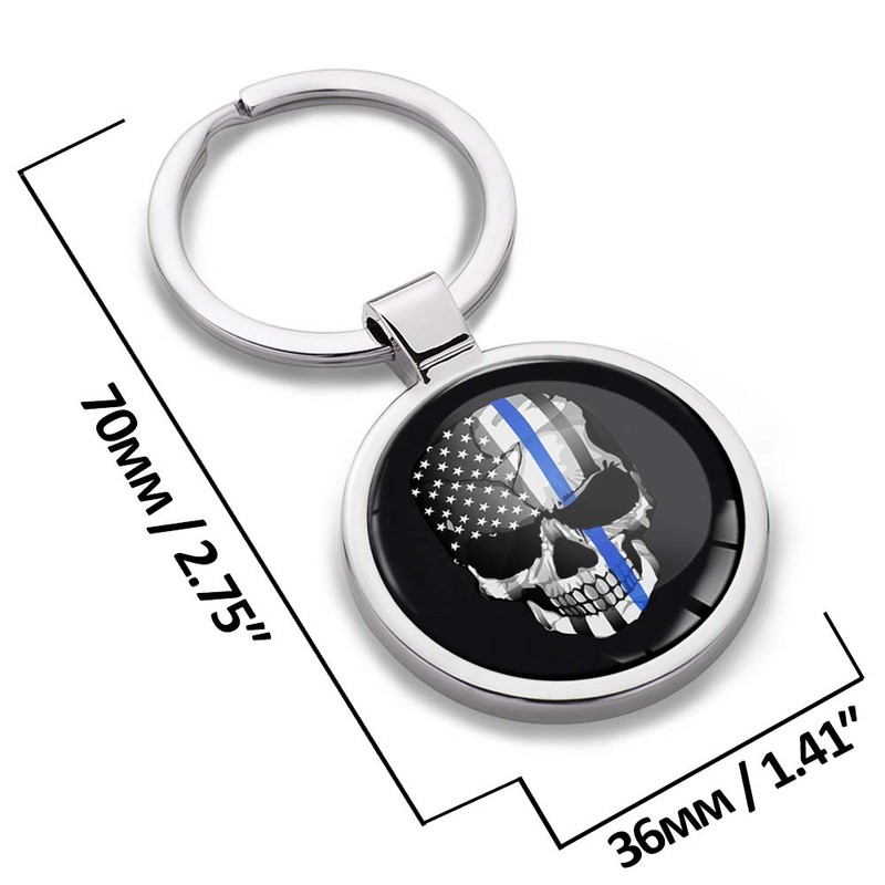 Biomar Labs® KK 263 Metal Keyring Car Key Ring with