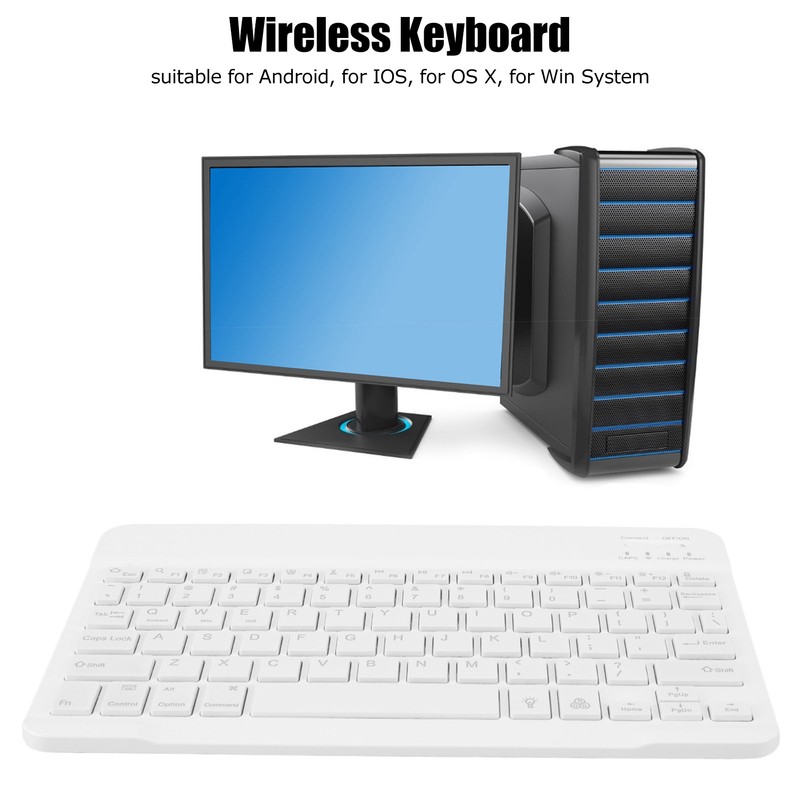 Mini Wireless Keyboard Portable Mini Wireless RGB Backlit Easy Connection