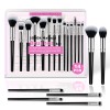 SOYOK 14pcs Premium Synthetic Makeup Brush Set Travel Black