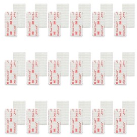 Cierre de doble bloqueo Cllear hecho de SJ3560 de 1 x 2 pulgadas, 36 unidades de cinta de montaje resistente y autoacoplable para interiores y exteriores