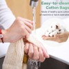 9Pcs Reusable Washable Cotton Mesh Storage Bags Drawstring Bag for