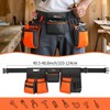 TUFFWORX Tool Belt with Multiple Pockets, Heavy Duty Construction Pouch,
