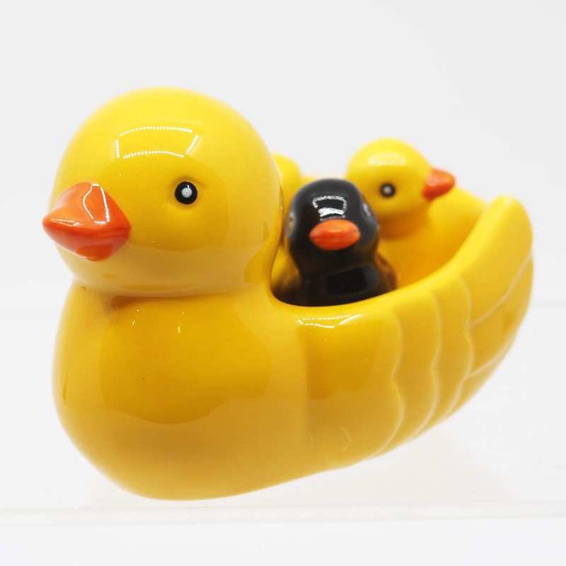 Sunart Funny Goods Bath Series Chopsticks Rest Set, Rubber Duck
