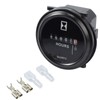 AMTOVL Quartz Hour Meter Round DC 12v 24v 36v 48V