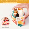 KIWOP 3 PCS Monedero para Mujer, Monederos de Mujer Pequeños,