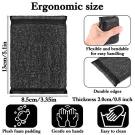 6 Pcs Non Scratch Kitchen Sponge Washing Sponges for Dishes Heavy Duty Reusable Multipurpose Cleaning Sponges for Washing Dishes, Pots, Pans, Household Cleaning