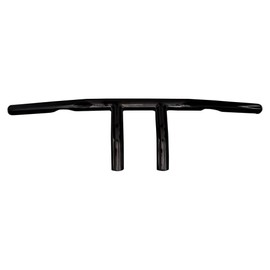 Emgo 1in. Drag Bar w/ Risers - 4in. - Gloss Black (1in.)