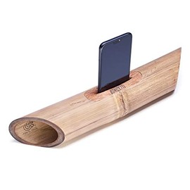 Bonizetti Bamboo Speaker Striped Light Brown Length 45 cm