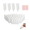 100 Pieces 5ml Squeezable Dropper Bottles, Empty Clear Plastic Dropper