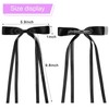 6PCS Silky Satin Hair Bows Ribbon Hair Clips, Ribbon Satin