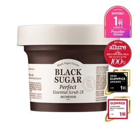 SKINFOOD Black Sugar Perfect Essential Scrub 2 x 210g  - SKINFOOD Black Sugar Perfect Essential Scrub 2 x 2