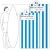 Fit-Flip Beach towel - large microfibre towel - lightweight, compact