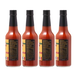 Gringo Bandito Hot Sauce, Original Red, 10 Ounce (Pack of 4)