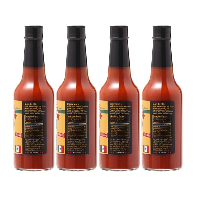 Gringo Bandito Hot Sauce, Original Red, 10 Ounce (Pack of