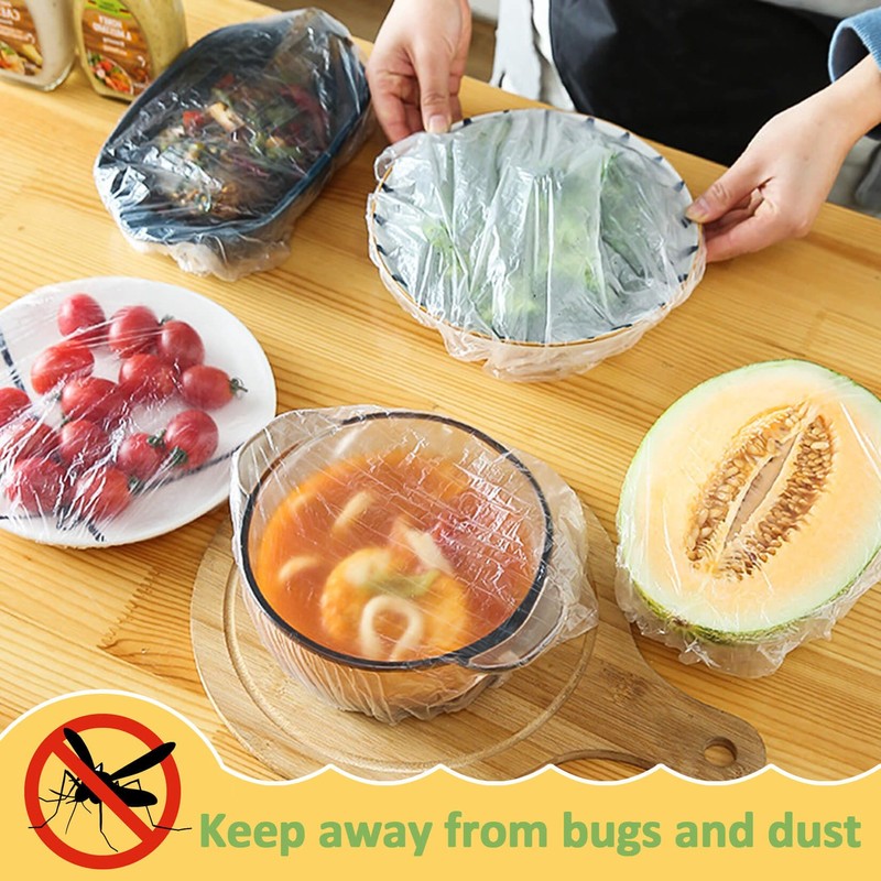 MAQIHAN 100 Bowl Covers Bread Proofing - Extra Large Plastic