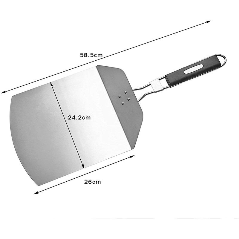 Vivo Technologies Folding Pizza Peel Stainless Steel Spatula Long Handle