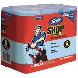 Scott Toallas Uso Rudo Towels Scott 6 Pzas Absorben Aceite Y Grasa