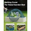 Pop up Gardening Net Cover,44x21.6x31.5 inches Pack of 2,Pest Guard