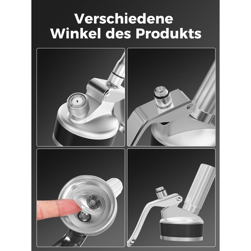 SimCoker Aluminium Replacement Head for Cream Maker, Cream Column Attachment