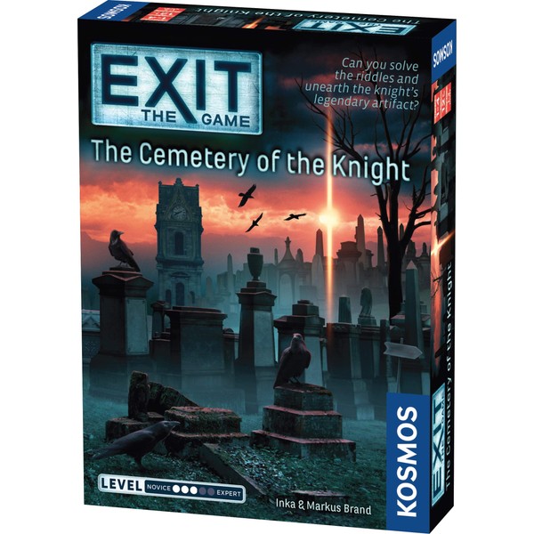 Thames & Kosmos EXIT: The Cemetery of The Knight| Escape Room Game in a Box| EXIT: The Game – A Kosmos Game | Family – Friendly, Card-Based at-Home Escape Room Experience for 1 to 4 Players, Ages 12+