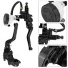 Qiilu Handlebar Motorcycle 22mm, Clutch Levers Brake Master Cylinder Universal