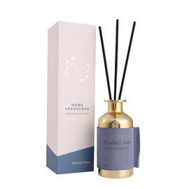 Reed Diffuser Set, Pretty Valley Home Diffuser 80Ml / 2.7 fl OZ Gift Box - Includes Reed Diffuser Sticks, Long Lasting Fragrance Oil and Glass Bottle for Office Living Room Decor (Bluebell Rain)