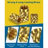 Vibit 152 Pcs Threaded Inserts for Plastic, 3 Sizes of