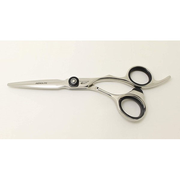 Japanese Hitachi Stainless Steel Pro Hair Cutting Scissors/Japanese Hair Shears/ATS-314 Diamond Point Edge/Aircraft Alloy Handle For Professional Beautician/Salon/Cosmetology/Barber (5.5") Right Hand