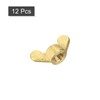 sourcing map Brass Wing Nuts, M6 Butterfly Nut Hand Twist