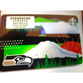 STARBUCKS CARD 2022 " SEATTLE SEAHAWKS" BEAUTIFUL~BRAN