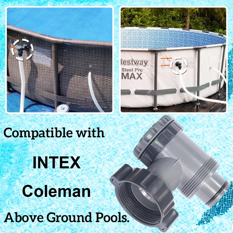 Pool Drain Valve On Off Plunger Compatible with Coleman,Intex,Above Ground