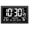 Technoline WS 8017 Radio-Controlled Wall Clock/Table Clock with Temperature, Air