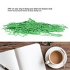 100 Pcs Green Cute Paper Clips Cat Shaped Fun Bookmark