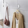 Yundoza 2 Pack Bathroom Towel Hook, Screw in Zinc Alloy