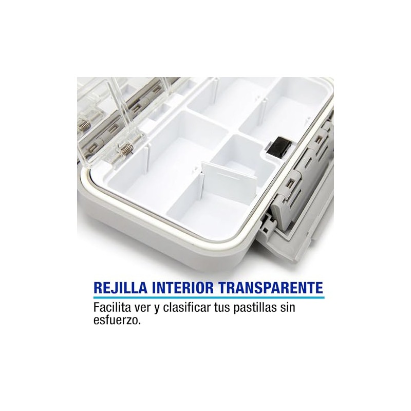Pastillero Organizador Impermeable Con 16 Rejillas