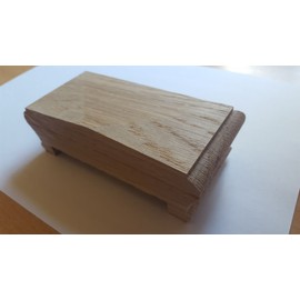 Oak Pyramid Half Newel Cap