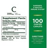 Nature's Bounty Vitamin C + Rose Hips, Immune Support, 1000mg,