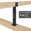 Wdwlbsm 2PCS Roof Riser for Pergola Roof Riser Beam Bracket,