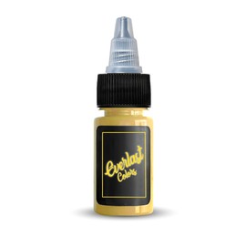 Everlast Tattoo Ink - Premium Organic Tattooing Pigment - Perfect for Outlining or Shading - Muted Cream - 2oz