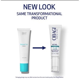 Obagi Medical Crema Retinol 1.0 - Retinol de alta concentración ayuda a reducir la apariencia de líneas finas y arrugas y textura suave con mínima irritación - 1 onza