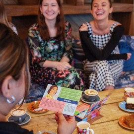 Talking Tables Phenomenal Women Conversion Game with Thought-provoking Question Cards | For After Dinner, Gifts for Her, Feminists, Stick Fillers