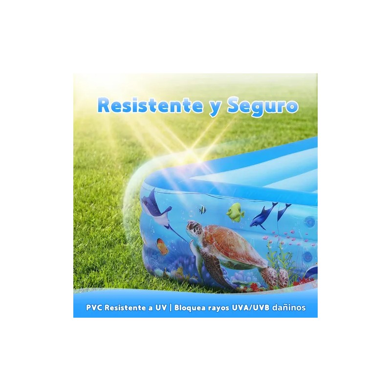 Alberca Inflable Grandes 305x183x56cm Piscinas Rectangular