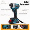 Cordless Impact Driver with 2x2.0Ah Battery and Charger, 100Ft-lbs(135N.m) Drill/Driver