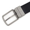 Lacoste 80080 Men's Genuine Leather Belt [01] Black, 01: Black